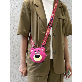TÚI ĐEO CHÉO SILICON GẤU DÂU LOTSO
