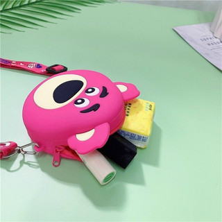 TÚI ĐEO CHÉO SILICON GẤU DÂU LOTSO