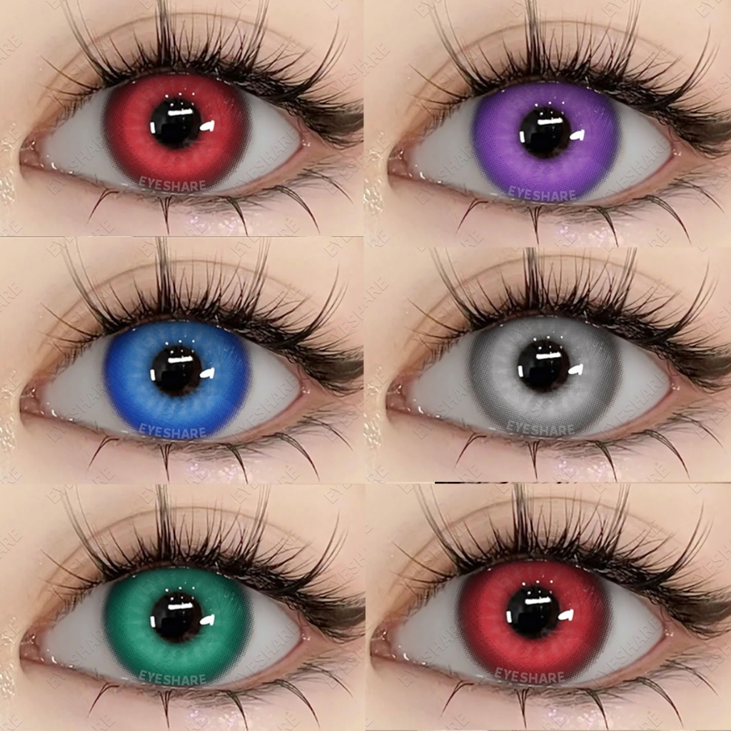 ✨1 Cặp EYESHARE Lens Mắt Kính Áp Tròng Hạn Dùng 12 Tháng 14.0MM Màu Sáng Cosplay