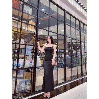 Đầm Body Nữ dáng dài đuôi cá,Váy ôm body sexy, đầm 2 dây tôn dáng đẹp lung linh Mã 199 Angel Thúy House