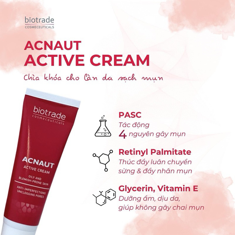 Kem chấm mụn Biotrade Acnaut Active Cream