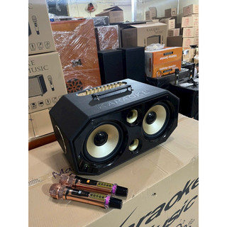 Loa soundbox bg88 6 đường tiếng 2 bass 20, 2 míc nhôm uhf
