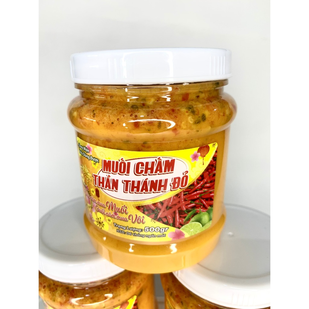 Muối ớt đỏ chấm hải sản