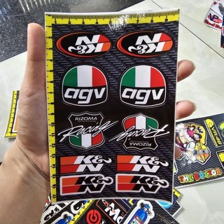 set logo mini nhãn hiệu xe máy 10x18cm