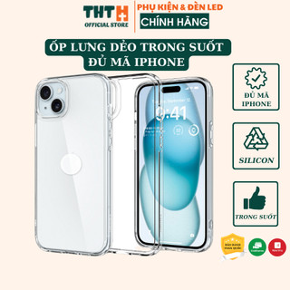 Ốp lưng dẻo trong suốt cho iphone 6 6plus 7 7plus x xsmax 11 11promax 12 12promax 13 13promax