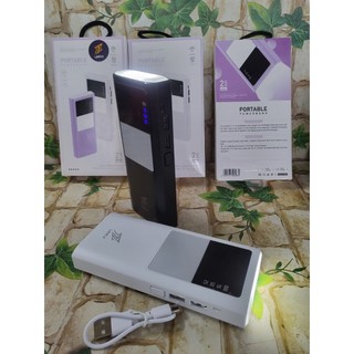Sạc dự phòng dung lượng lớn 100000mah,LR004 có đèn pin ，màn hình led hiện thị phần trăm pin