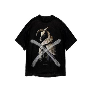 Áo thun in hình unisex nam nữ teeholic cotton cao cấp phong cách retro y2k màu đen trắng THS091223_68
