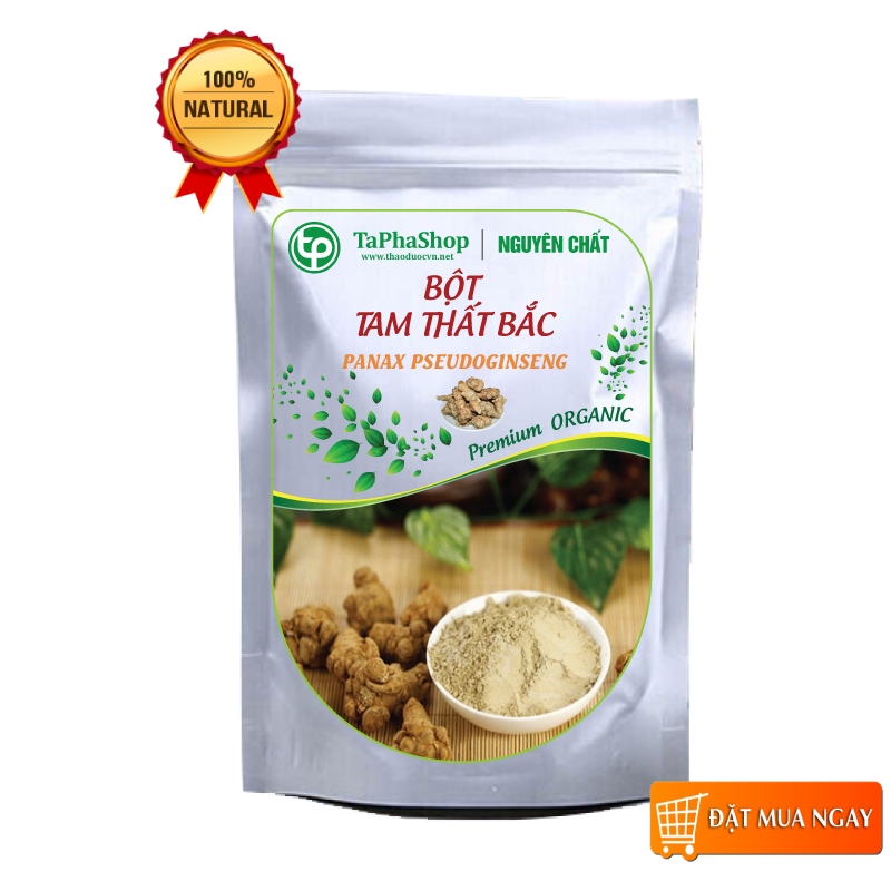 Bột củ tam thất bắc nguyên chất 100g