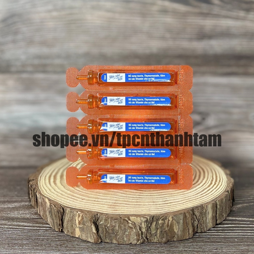 Siro ăn ngon Yến Sào Sữa Non giúp bé tăng khả năng hấp thu, tăng cường sức đề kháng, giảm biếng ăn, tăng cân- Hộp 20 ống