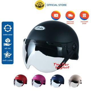 Mũ Bảo Hiểm Nửa Đầu ASIA MT105K - BH 12 Tháng