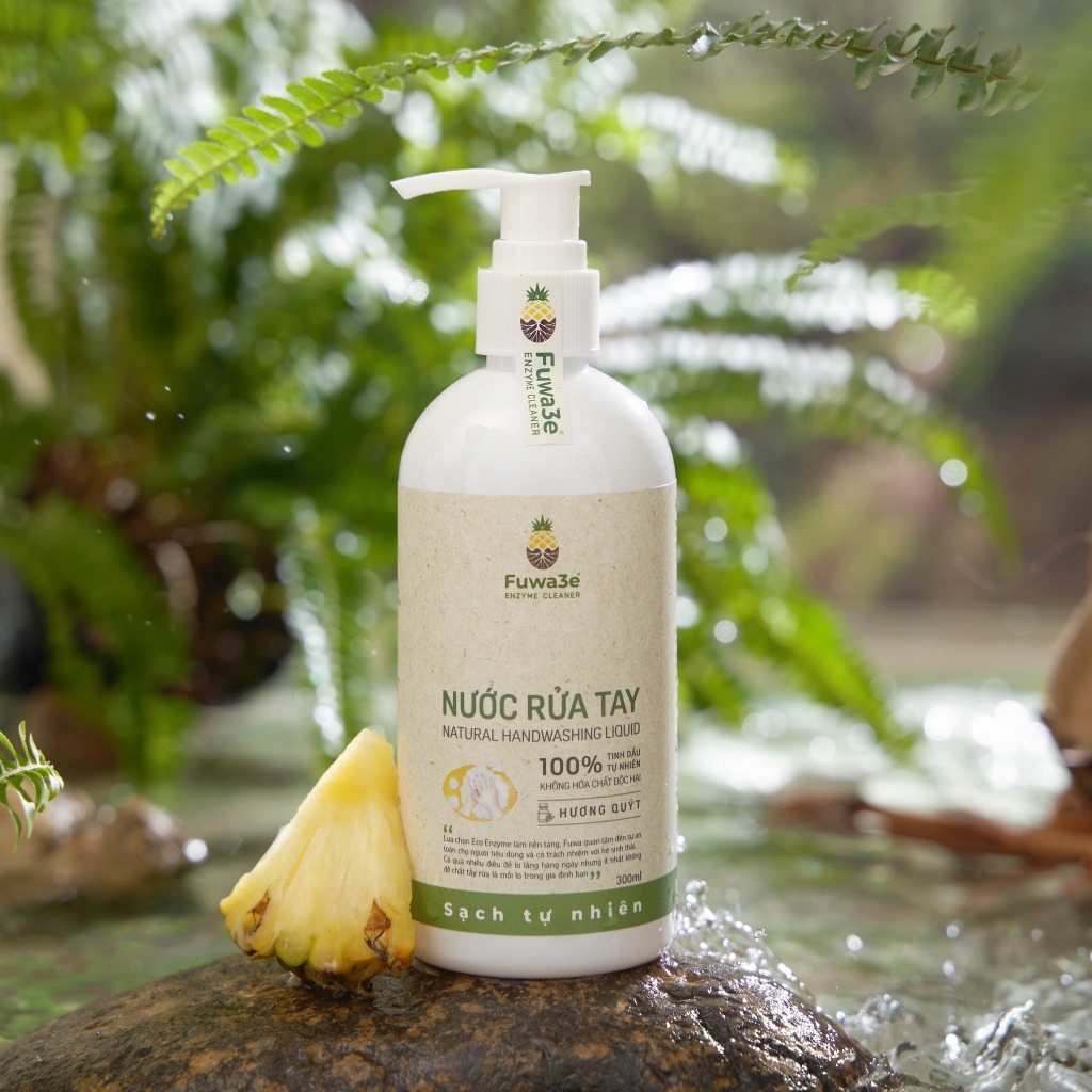 Nước Rửa Tay Sát Khuẩn Fuwa3e Hữu Cơ Tinh Dầu Enzyme Sinh Học Fuwa 300 ml
