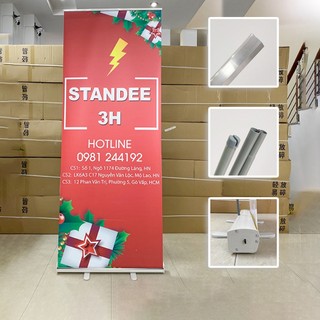 Standee cuốn nhựa, Standee đứng 80x200cm | Standee 3H