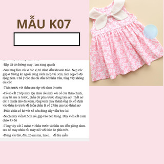 RẬP GIẤY A0 VÁY BÉ K07
