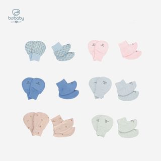 Tổng hợp các set Bao Tay Bao Chân BU Baby sợi tre mềm mướt | Phụ kiện BU Baby chính hãng
