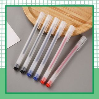 Bút Gel SUNI Bút Bi Nước Mực Gel Đen Xanh Đỏ Khô Nhanh Ngòi 0.5mm, Mực Đều, Nét Chữ Đẹp Đủ Màu