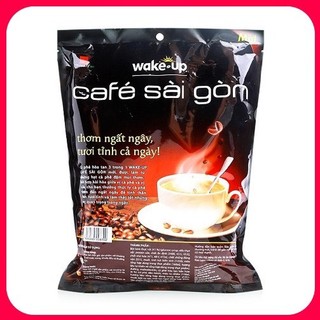 (Combo 10 Túi) Cà Phê Sữa Wake - Up Sài Gòn (Túi 24 Gói 19g), Cafe Coffee