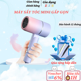 Máy sấy tóc mini 2600, Máy sấy tóc công suất lớn tạo kiểu tóc cho salon 2 chiều nóng lạnh