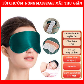 Chườm Mắt Thảo Dược Làm Nóng Bằng Điện Giúp Thư Giãn, Giảm Mỏi Mắt, Quầng Thâm, Giảm Nếp Nhăn Mắt
