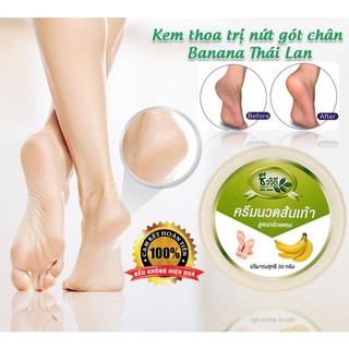 Kem Chuối Thái Lan Hết Nứt Nẻ Gót Chân (chuyên dưỡng gót chân, Kem trị nứt gót chân The banana Cream heels)