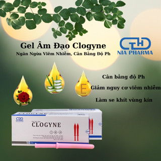  Gel Phụ Khoa Đặt Âm Đạo CLOGYNE Ngăn Ngừa Viêm Nhiễm Làm Sạch Vùng Kín Dưỡng Ẩm Làm Hồng  Hộp 10 Ống  