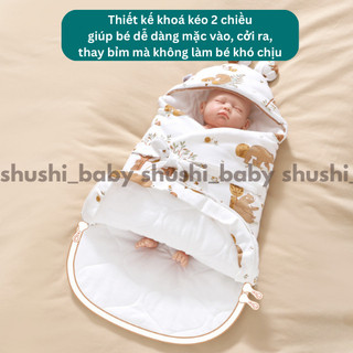 Chăn Ủ Cao Cấp Cho Bé Mềm Mịn Siêu Ấm