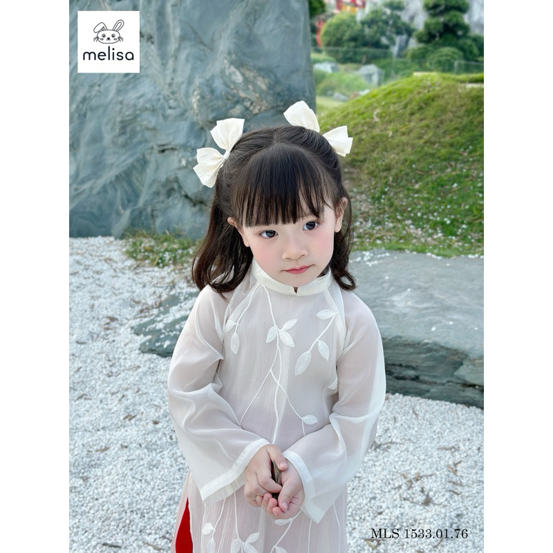 AD2339 AD2341 AD2343 AD2401 Áo dài bé gái Tết 2024 MLS