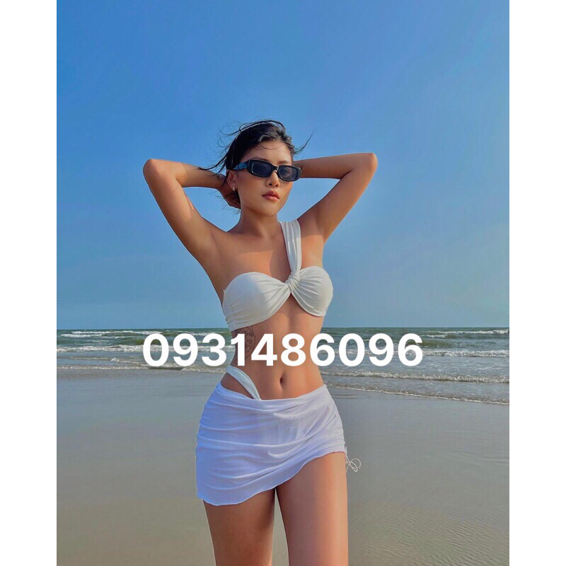 Bikini áo tắm 2 mảnh 1 vai chéo - quần sexy lọt khe siêu đẹp ( sẵn hàng hỏa tốc hcm) | BigBuy360 - bigbuy360.vn