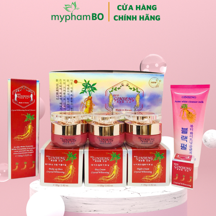 [Chính Hãng] Mỹ phẩm Ginseng, kem sâm giúp mờ nám dưỡng trắng da chiết xuất từ nhân sâm Hàn Quốc, mỹ