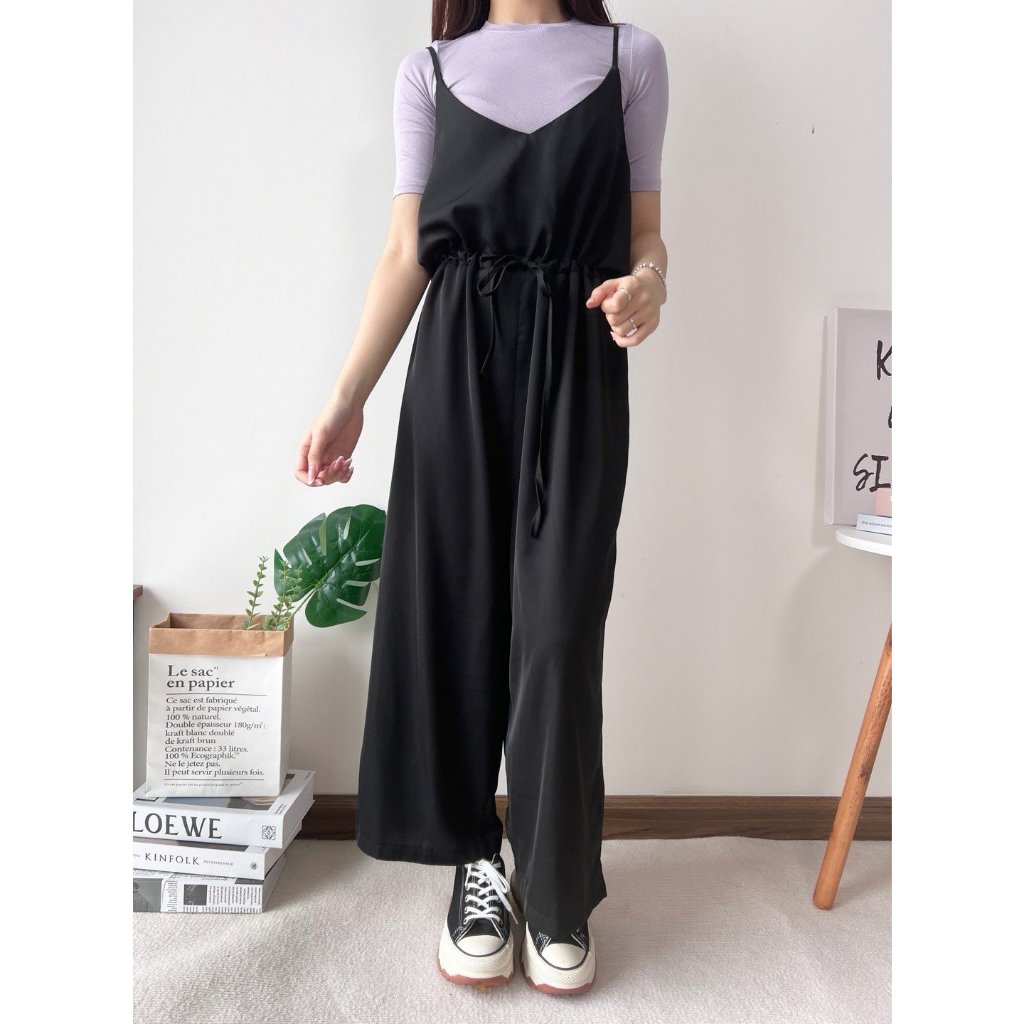 [ogniM Seoul] Jumpsuit dáng oversize phong cách Hàn Quốc (Made in Korea)