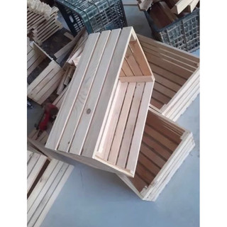 Thùng gỗ pallet gỗ xoan mới decor siêu đẹp chắc chắn