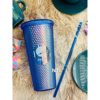 Ly Kim Cương Dạ Quang Bling Lấp Lánh  700ml (Tặng kèm ống hút)