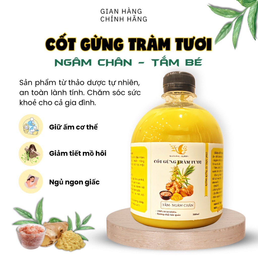 Cốt gừng tràm trà 500ml