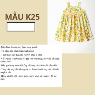 RẬP GIẤY A0 VÁY BÉ 2 DÂY K25