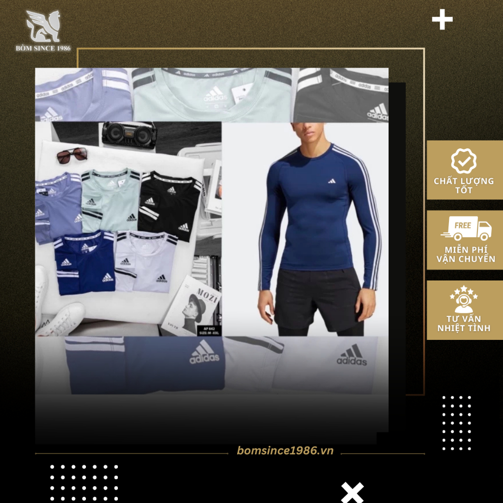 Áo Golf Climacool Thu Đông Chính Hãng Adidas Dành Cho Nam Giới
