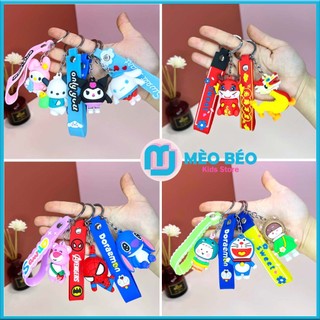 Móc khóa cute, Móc khóa gấu dâu, Doraemon - Mèo Béo Kids Store