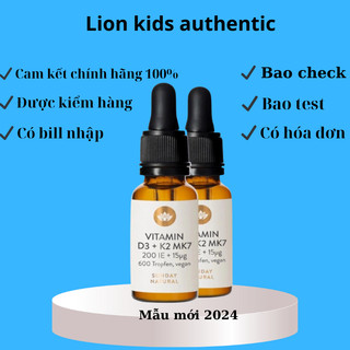 Vitamin D3 K2 Mk7 Sunday Đức [DATE 2026] Natural 20ml