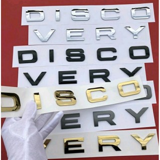 Tem Discovery chữ nổi trang trí ô tô xe hơi