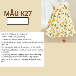 RẬP GIẤY A0 VÁY BÉ K27