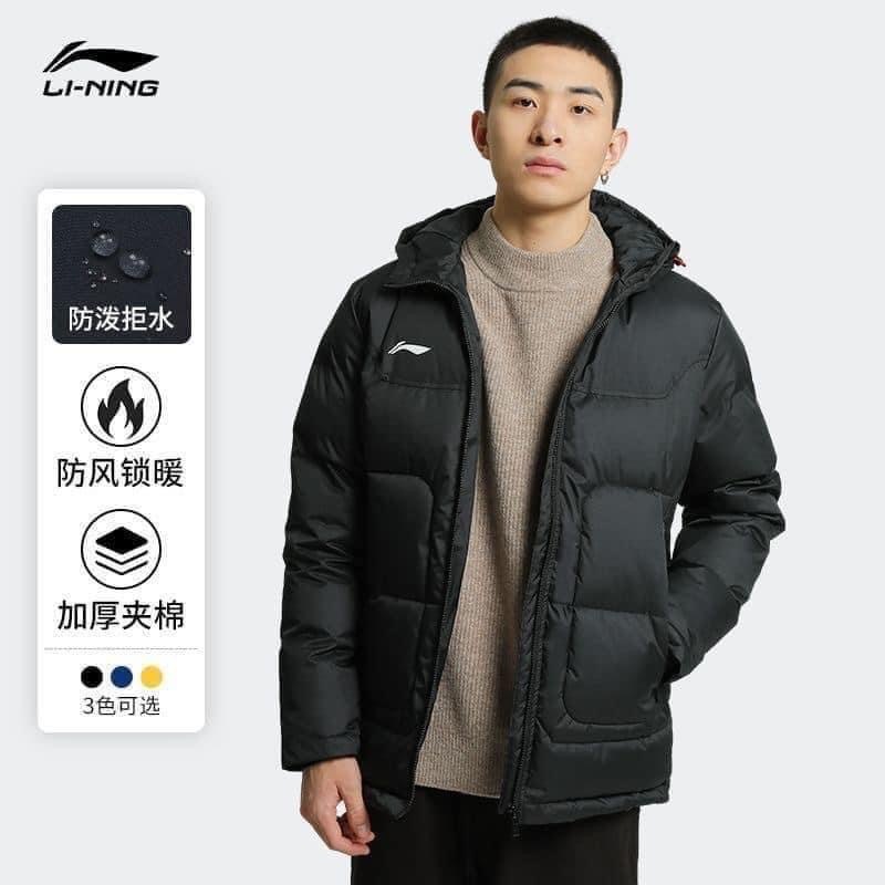 Áo phao nam Lining mùa đông,áo khoác nam,đi xe máy siêu ấm,siêu nhẹ, giữ nhiệt tốt,cản nước,cản gió,