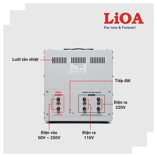 Ổn áp Lioa 5KVA dải 150V, 90V
