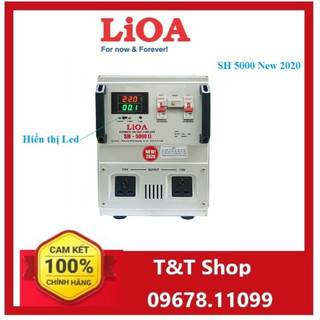 Ổn áp lioa 5kva dải 150v, 90v