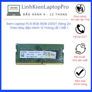 Ram laptop pc4 8gb 16gb 2400t hàng zin tháo máy bảo hành 12 tháng lỗi 1 đổi 1