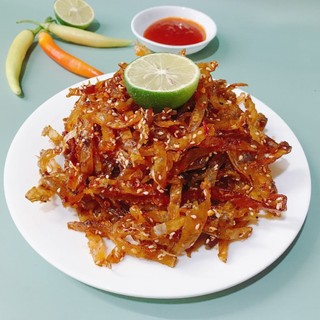Cá bò sợi rim mè - đặc sản nha trang - hũ 500 gram