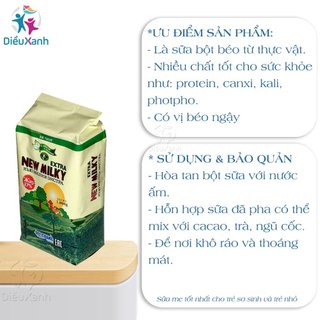 [Gói 1KG] Sữa Béo Nga New Extra Milky - Độ béo Cao, Giàu Năng Lượng - Hàng Nhập Chính Hãng Hàn Quốc.