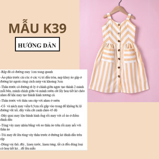 RẬP GIẤY A0 VÁY BÉ K39