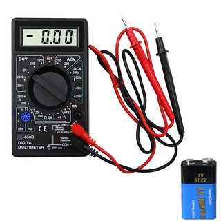 Đồng hồ đo điện dt 830b nhỏ gọn, đồng hồ đo điện ampe, ampe kế vạn năng kỹ thuật số dt830b