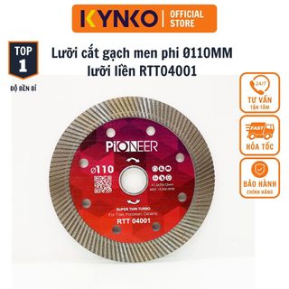 Lưỡi cắt gạch men phi Ø110MM lưỡi liền RTT04001 chuyên cắt gạch men chất lượng cao chính hãng