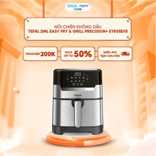 Nồi chiên không dầu 4,2L Tefal 2in1 Easy Fry & Grill Precision EY505D15 - BH 12 Tháng