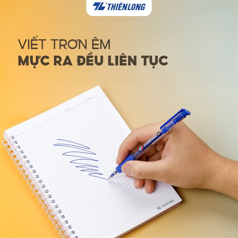 Combo 20/50/100 Bút bi mực đỏ Thiên Long TL-025