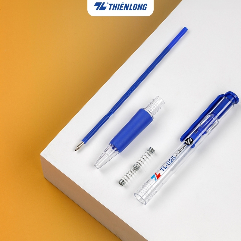 Combo 20/50/100 Bút bi mực đỏ Thiên Long TL-025